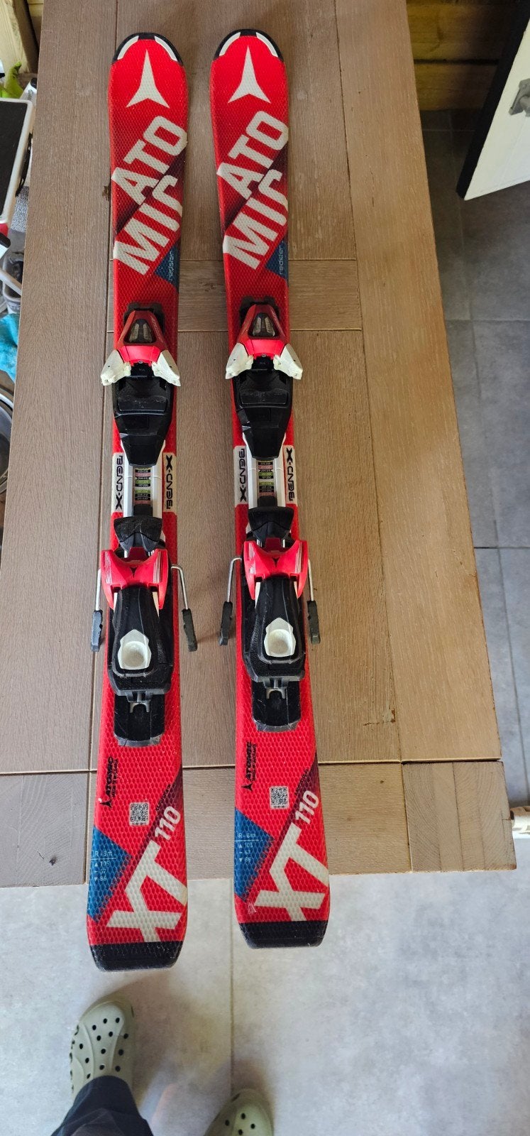 atomic XT110 ski's, Ophalen, Gebruikt, 100 tot 140 cm, Atomic