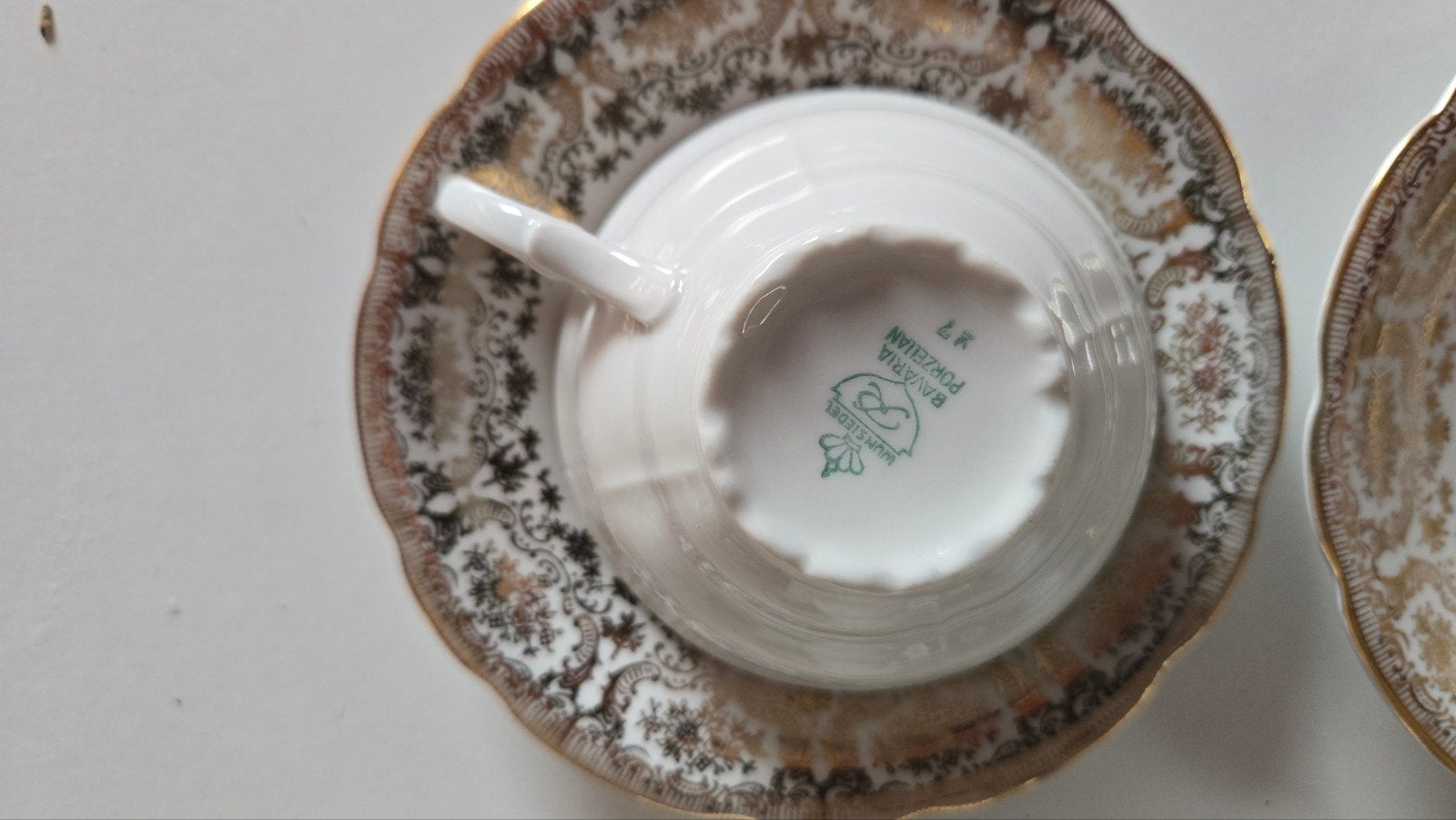 Set van 6 Bavaria Porzellan kopjes en schotels, Ophalen of Verzenden