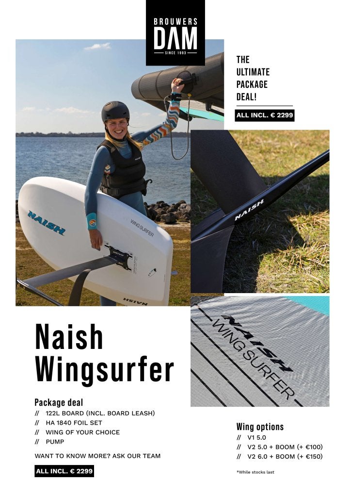 Naish wingsurfer | complete package deal, Niet ingevuld, Nieuw, Wingsurfset, Niet ingevuld