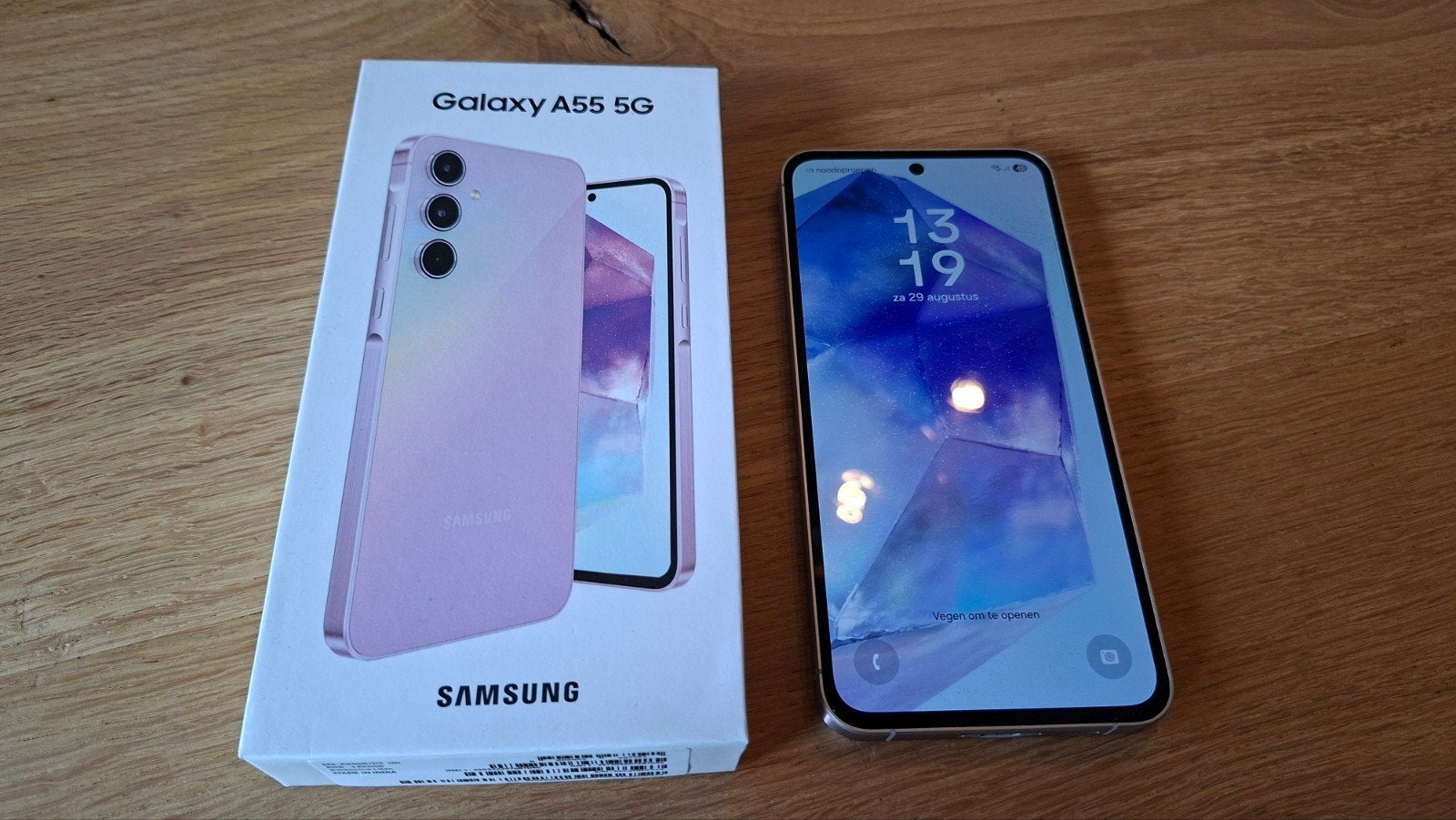 ZGAN Samsung Galaxy A55 5G 256GB + SD Lila, Telecommunicatie, Mobiele telefoons | Samsung, Overige modellen, Overige kleuren, Nieuw