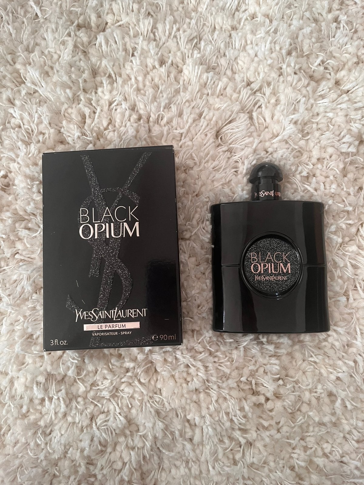 YSL Black Opium Le Parfum 90ml, Verzenden, Zo goed als nieuw