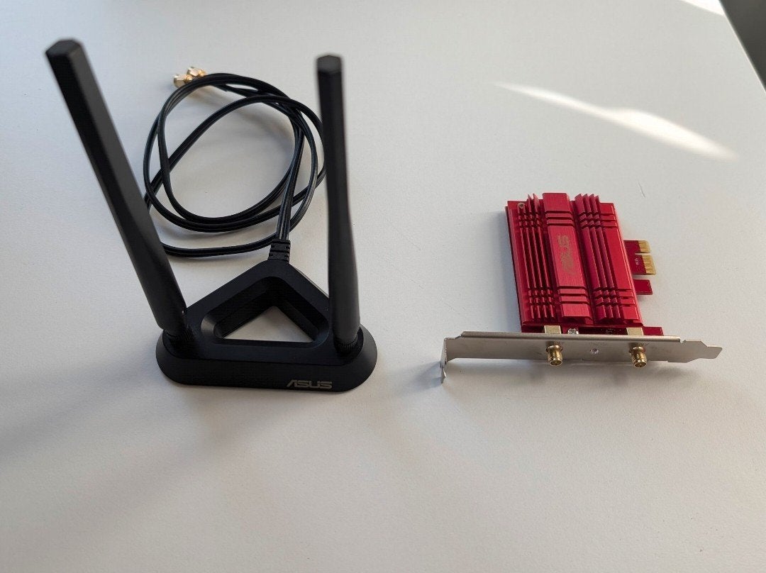 PCIe wifi kaart: ASUS PCE-AC56 Dual-Band Wireless, Ophalen of Verzenden, Gebruikt, Intern, ASUS
