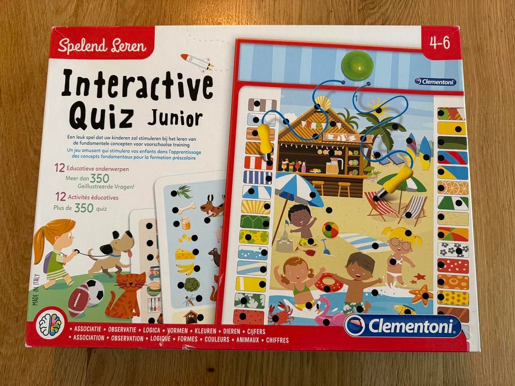 Clementoni interactive junior 4-6!, Ophalen, Zo goed als nieuw
