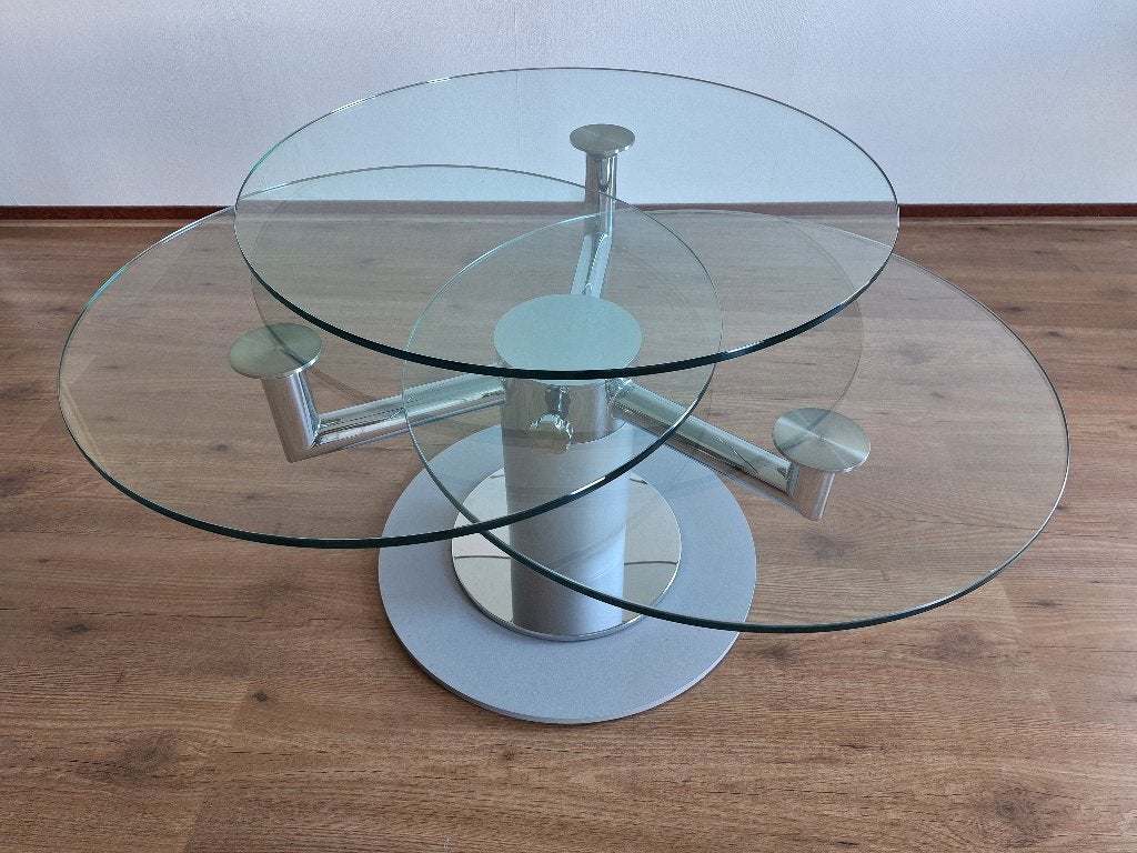 Prachtige salontafel / koffietafel, Ophalen, 100 tot 150 cm, Rond, 50 tot 100 cm