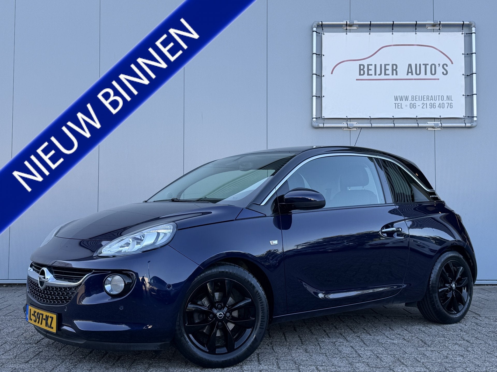 Opel ADAM 1.4 Unlimited Carplay/PDC/Climate. (bj 2019), Voorwielaandrijving, 4 cilinders, Leder en Stof, Bedrijf