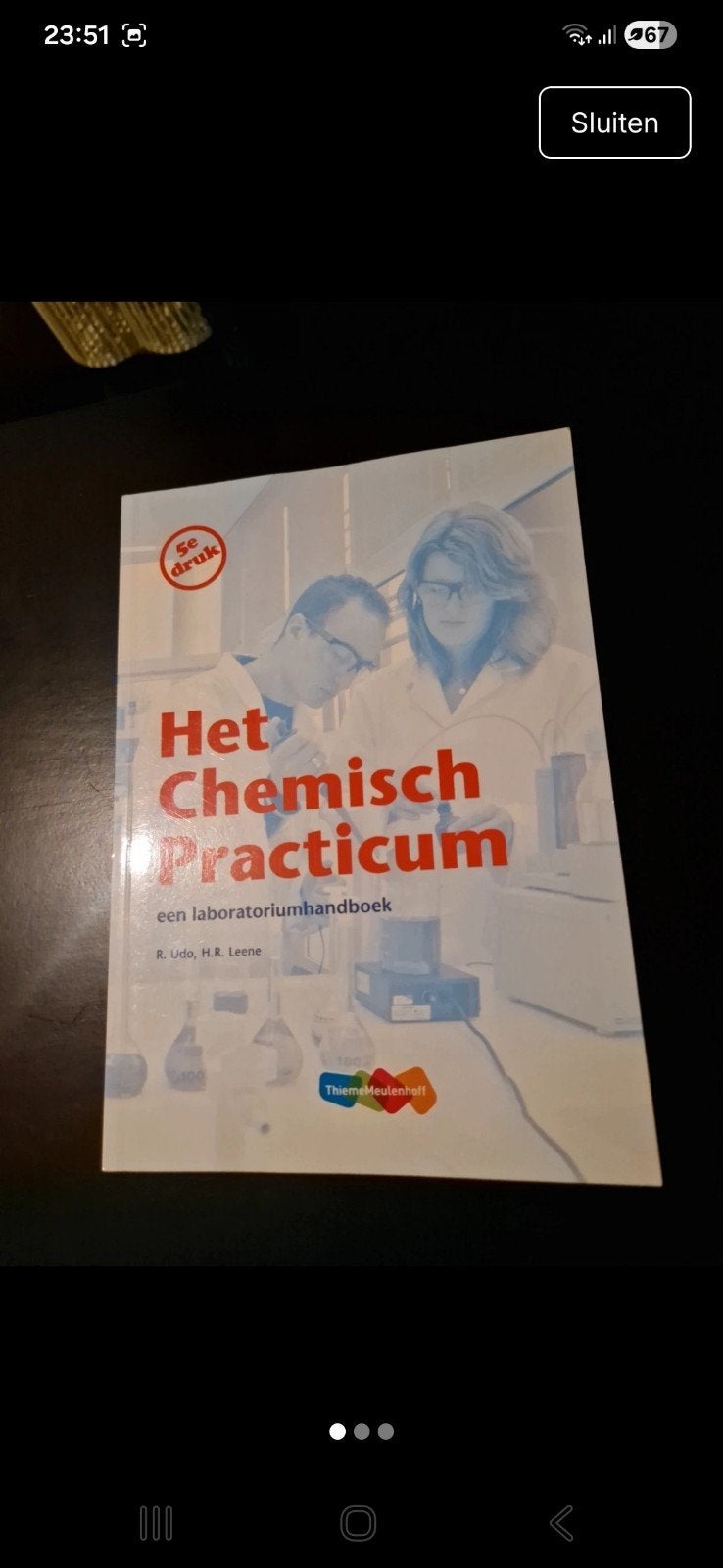 Het Chemisch Practicum - Laboratoriumhandboek, Boeken, Nieuw, Beta, R. Udo, H.R. Leene, HBO