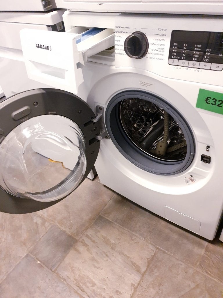 wasmachine samsung 9kg  INC GARANTIE, Witgoed en Apparatuur, Wasmachines, Ophalen, 1200 tot 1600 toeren, 8 tot 10 kg, Zo goed als nieuw