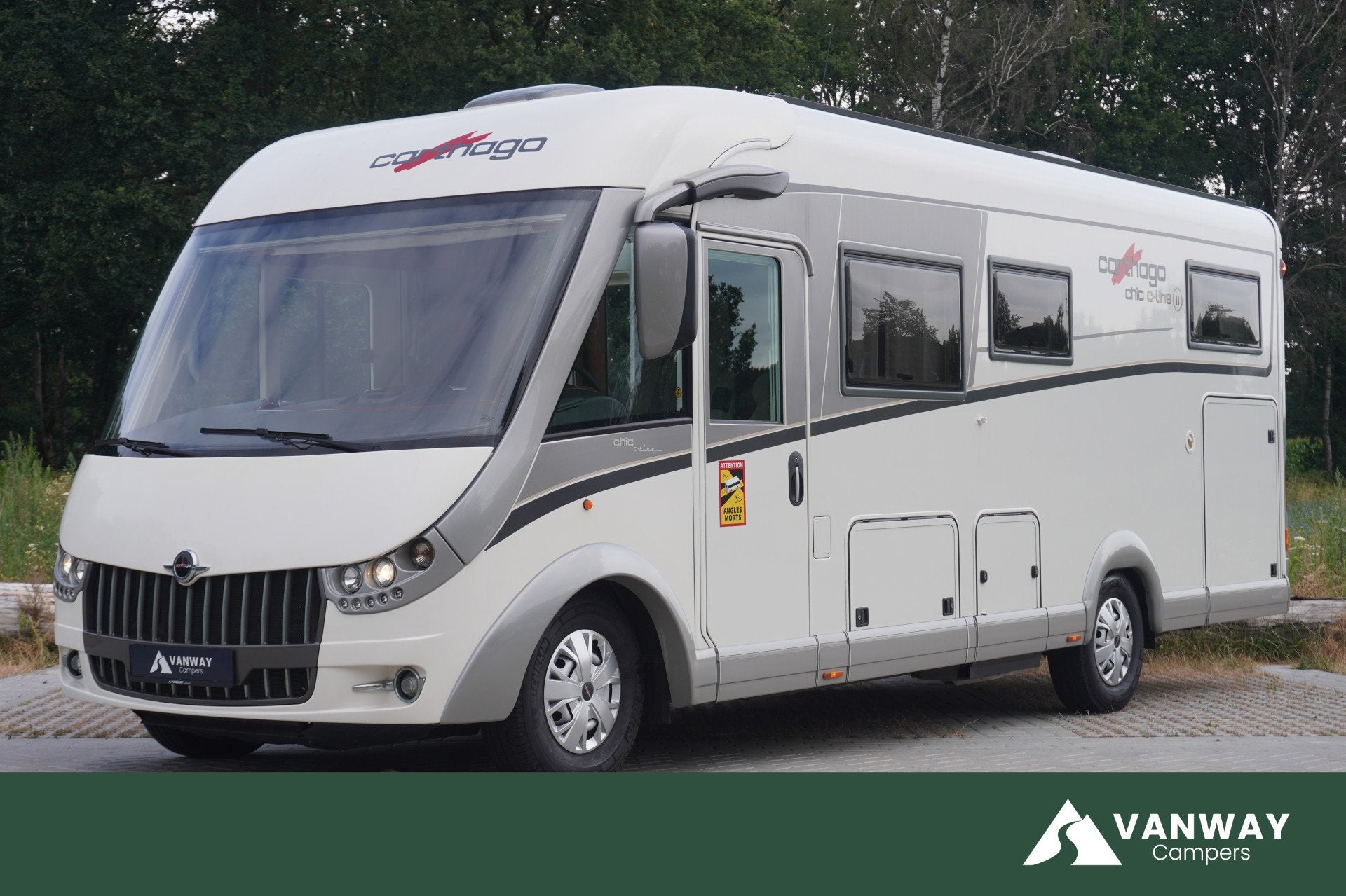 Carthago CHIC C-LINE Automaat 4 Slaapplekken Salon Garage 4., Caravans en Kamperen, Campers, Automaat, 7 tot 8 meter, Bedrijf