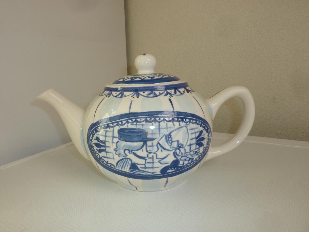 Delfts blond theepot. Blond Amsterdam., Huis en Inrichting, Gebruikt, Blond Amsterdam, Overige typen, Ophalen of Verzenden