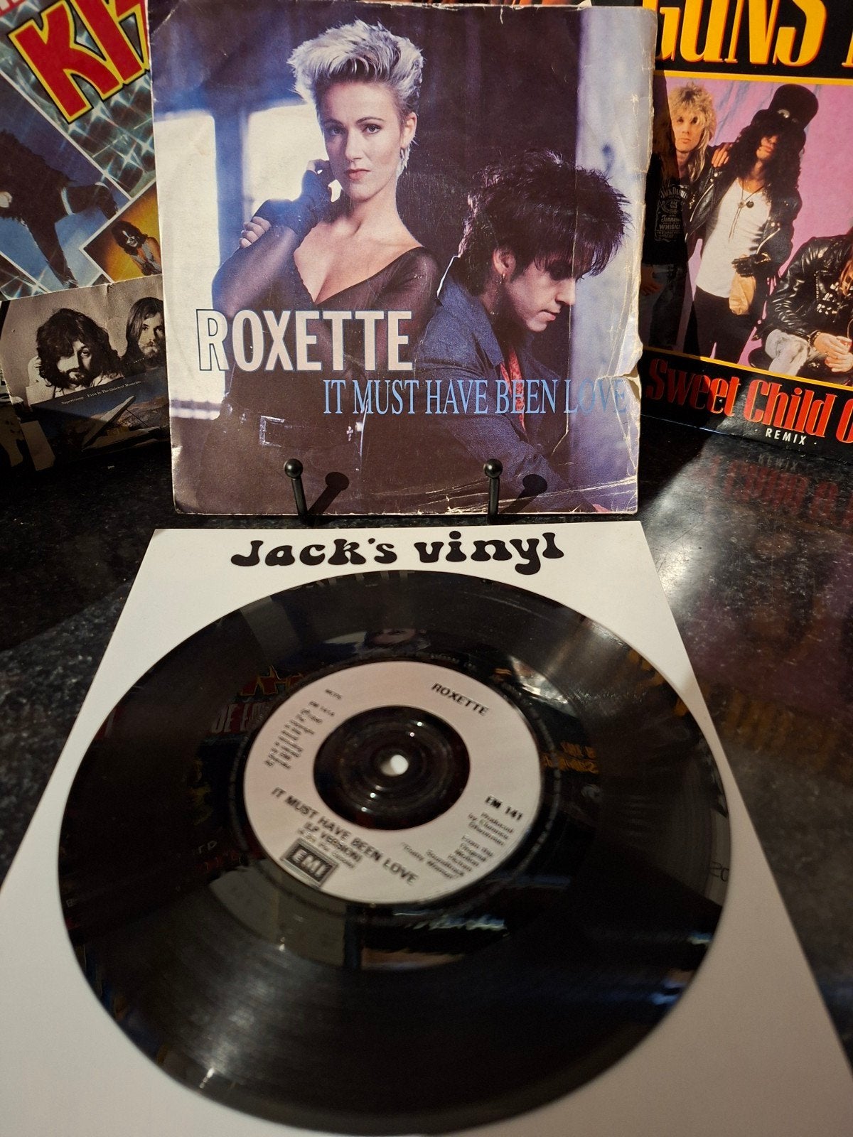 Roxette - It Must Have Been Love (7 inch vinyl single)1990, Fotohoes, Ophalen of Verzenden, Gebruikt, 7 inch