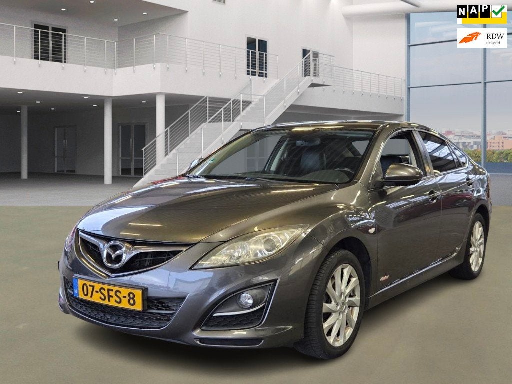 Mazda 6 2.0 GT-M Line, Auto's, Voorwielaandrijving, Euro 5, Gebruikt, Verwarmde buitenspiegels