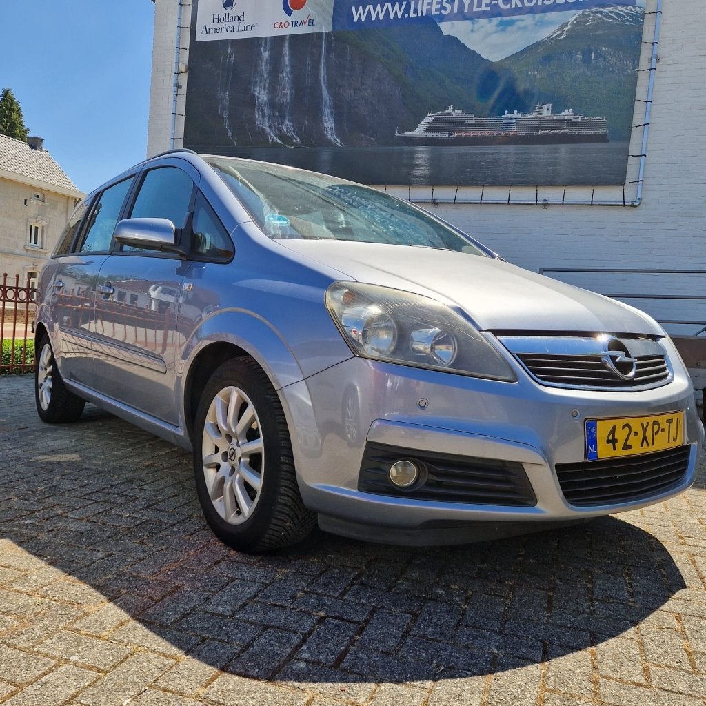 Opel Zafira 1.8 Easytronic 2007 Grijs 7 persoons, Auto's, Opel, Stof, 4 cilinders, Origineel Nederlands, Zafira