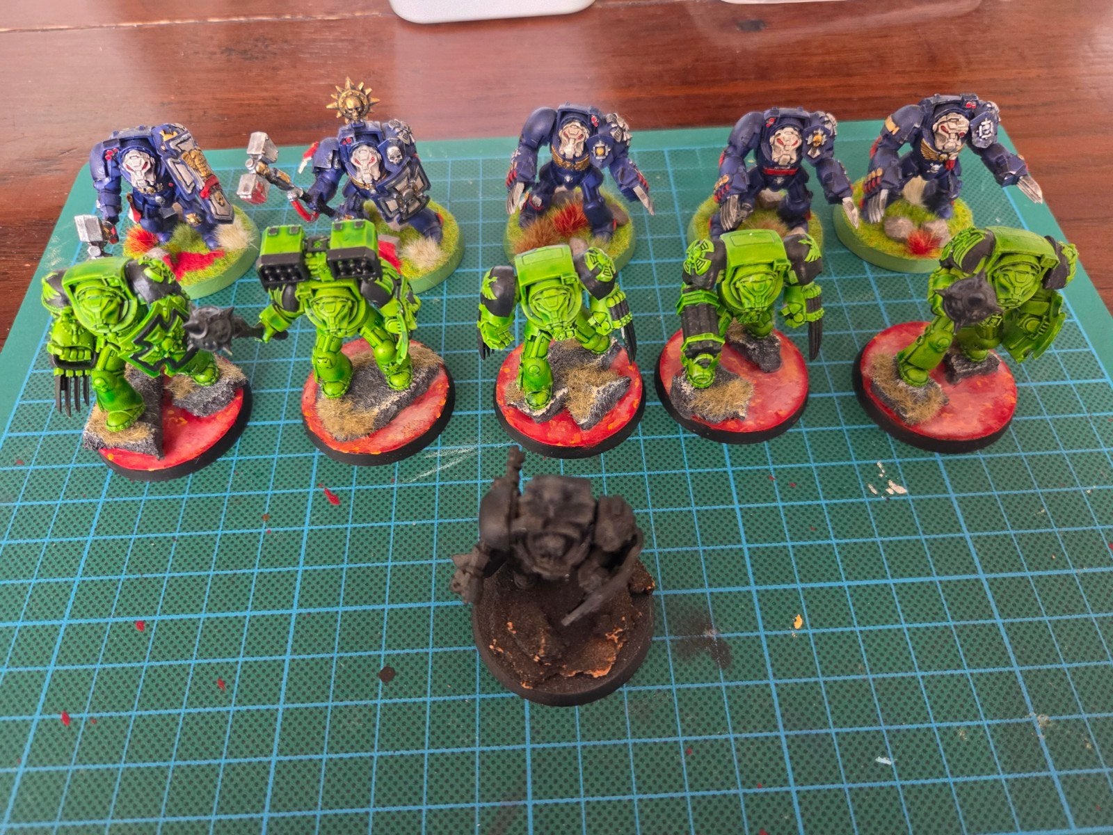 10 Terminators + Captain, Ophalen of Verzenden, Zo goed als nieuw, Warhammer 40000