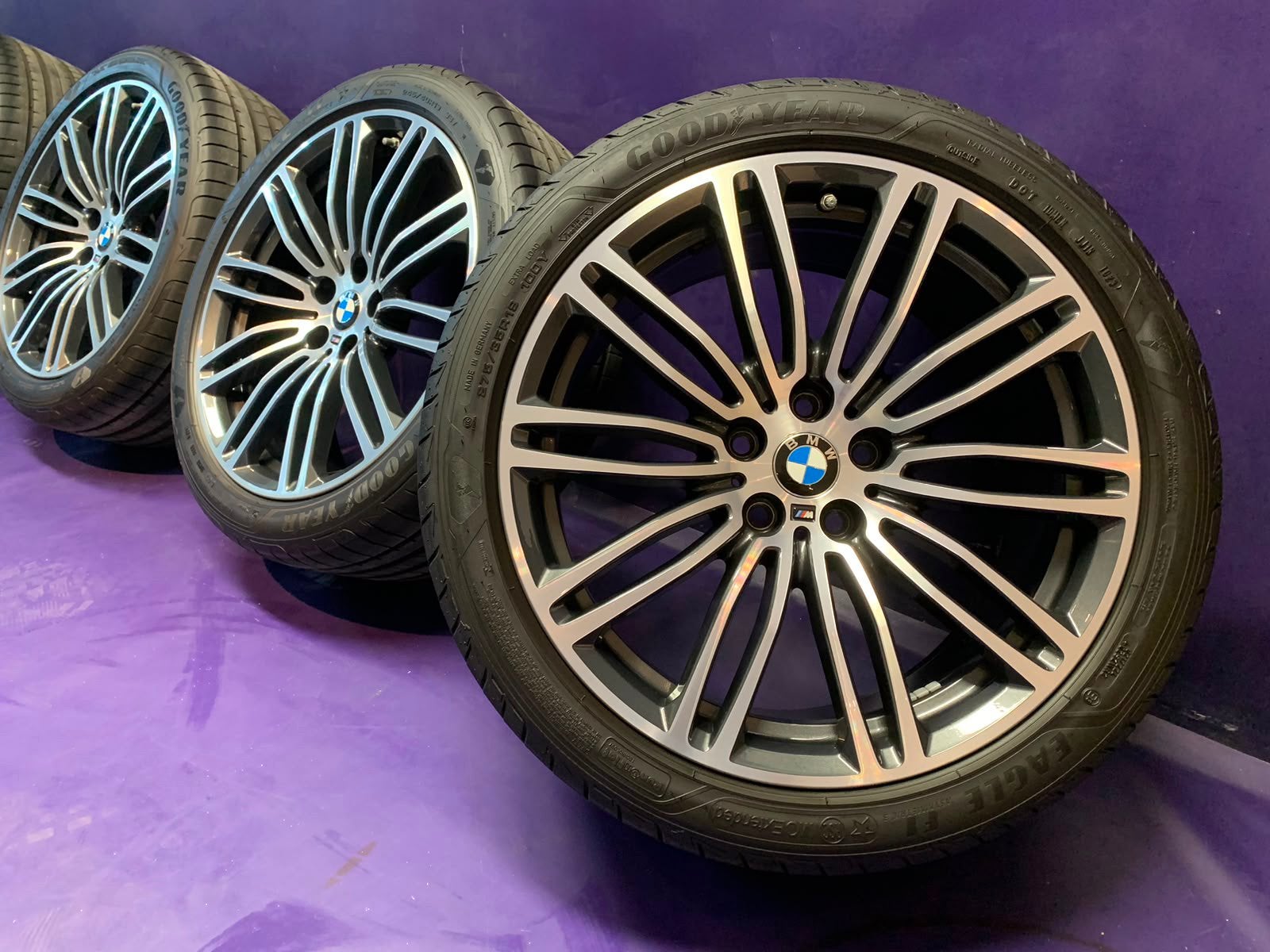 LM 19 inch velgen BMW 5 serie, styling 664M, breedset, zomer, Banden en Velgen, Personenwagen, Zomerbanden, Ophalen