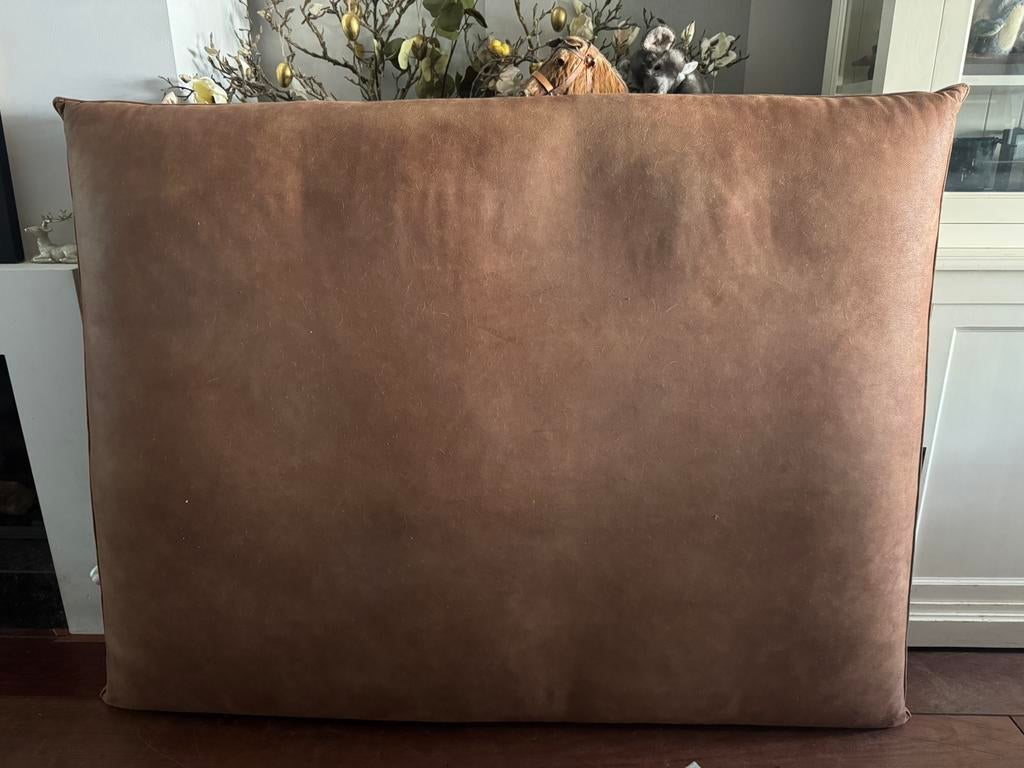 Mooie grote leren hondenmand kleur cognac 170x135, Ophalen, Zo goed als nieuw, Overige