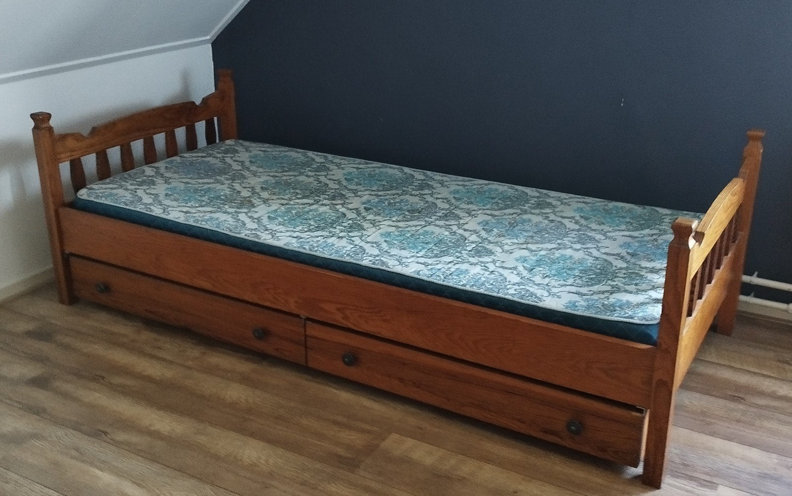 Bed, Ophalen, Gebruikt, 90 cm, Eenpersoons
