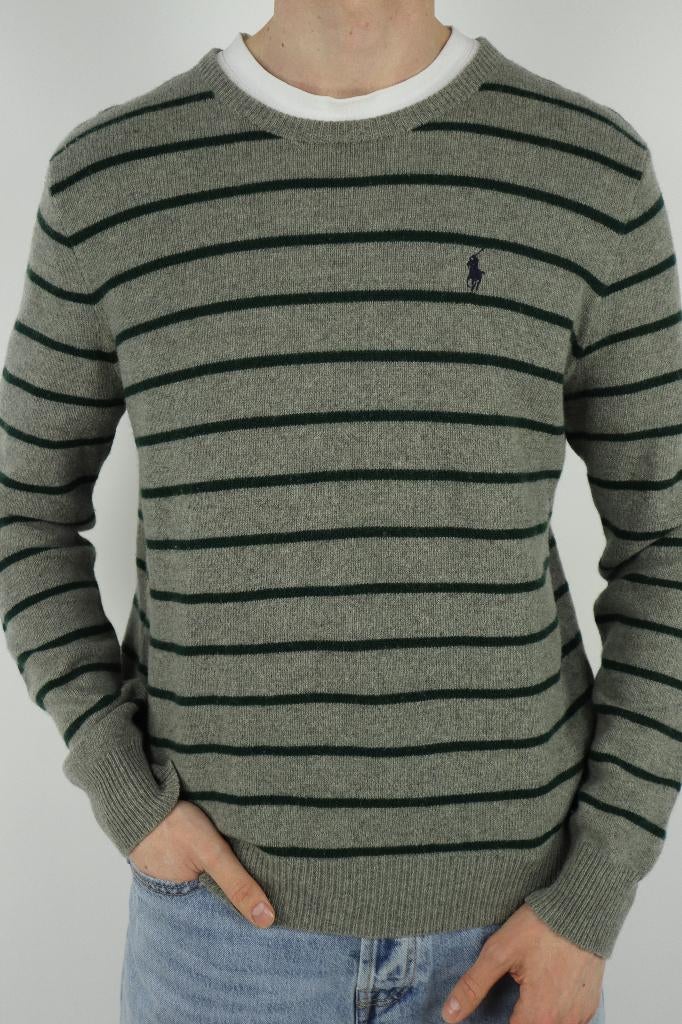Ralph Lauren trui met ronde hals lamswol - M, -, Maat 48/50 (M), -, Ralph Lauren