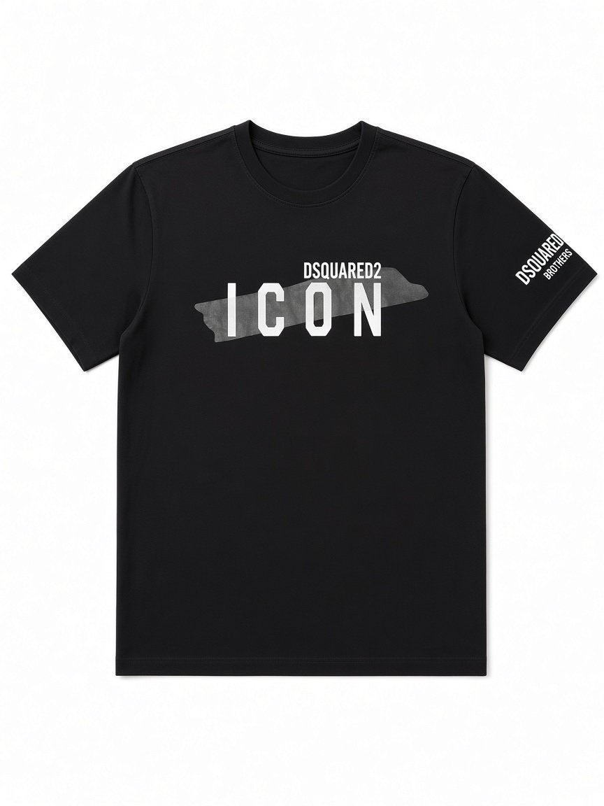 Dsquared2 ICON T-shirt - Zwart - Maat XS, Kleding | Heren, Ophalen of Verzenden, Zo goed als nieuw, Maat 46 (S) of kleiner, Zwart