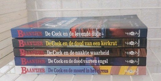 5 Baantjer boekjes deel: 72, 73, 82, 83 en 85, Ophalen of Verzenden