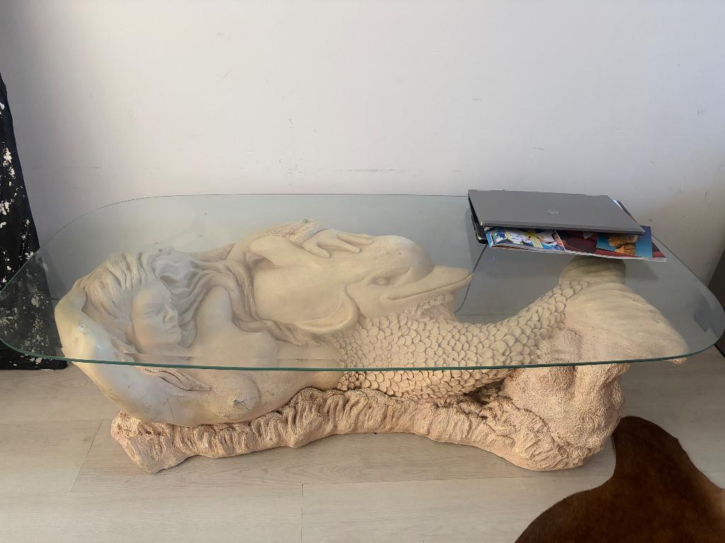 Zeemermin Koffietafel, Ophalen, Gebruikt, 100 tot 150 cm, 50 tot 100 cm