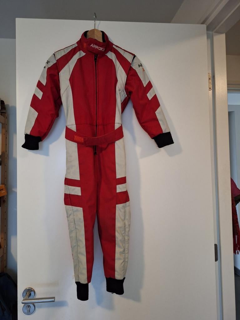 Arroxx Kart Overall Maat 16 - Rood/Wit, Sport en Fitness, Karting, Ophalen of Verzenden, Gebruikt, Kleding of Schoenen