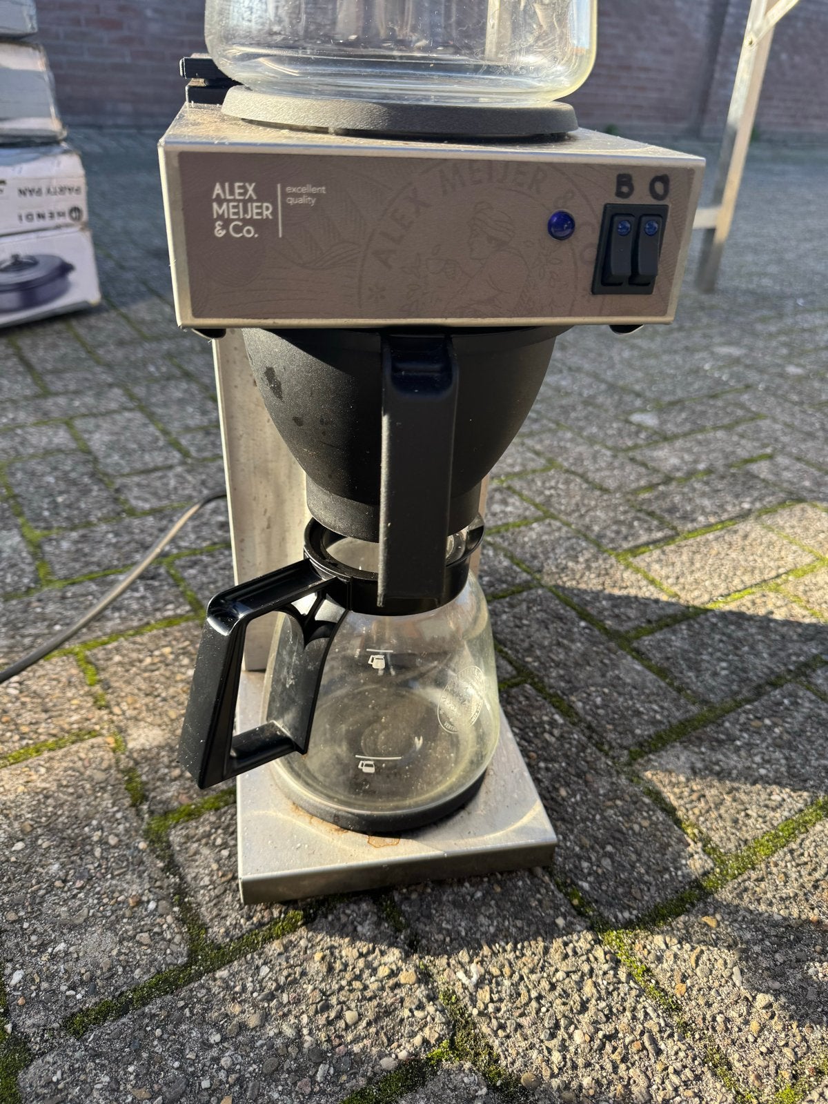 Alex Meijer Professioneel Koffiezetapparaat, Witgoed en Apparatuur, Gebruikt, 10 kopjes of meer, Koffiemachine, Gemalen koffie