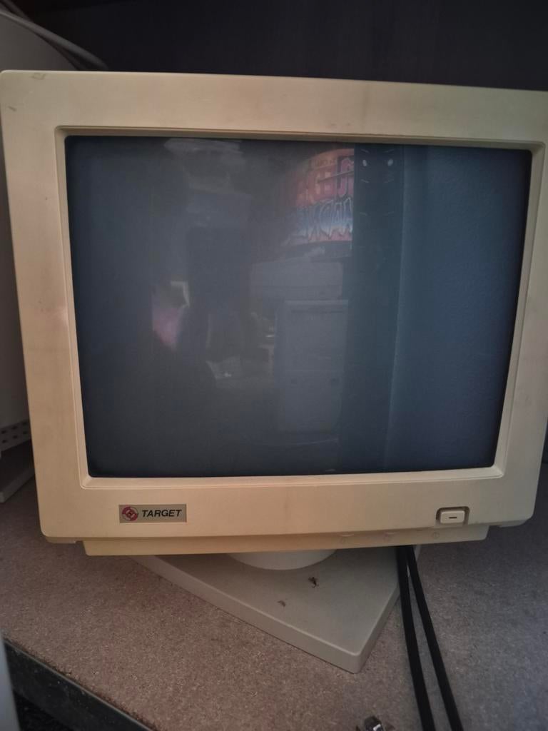 Target VGA Zwart-wit Monitor - Vintage Target Display, Ophalen, Target