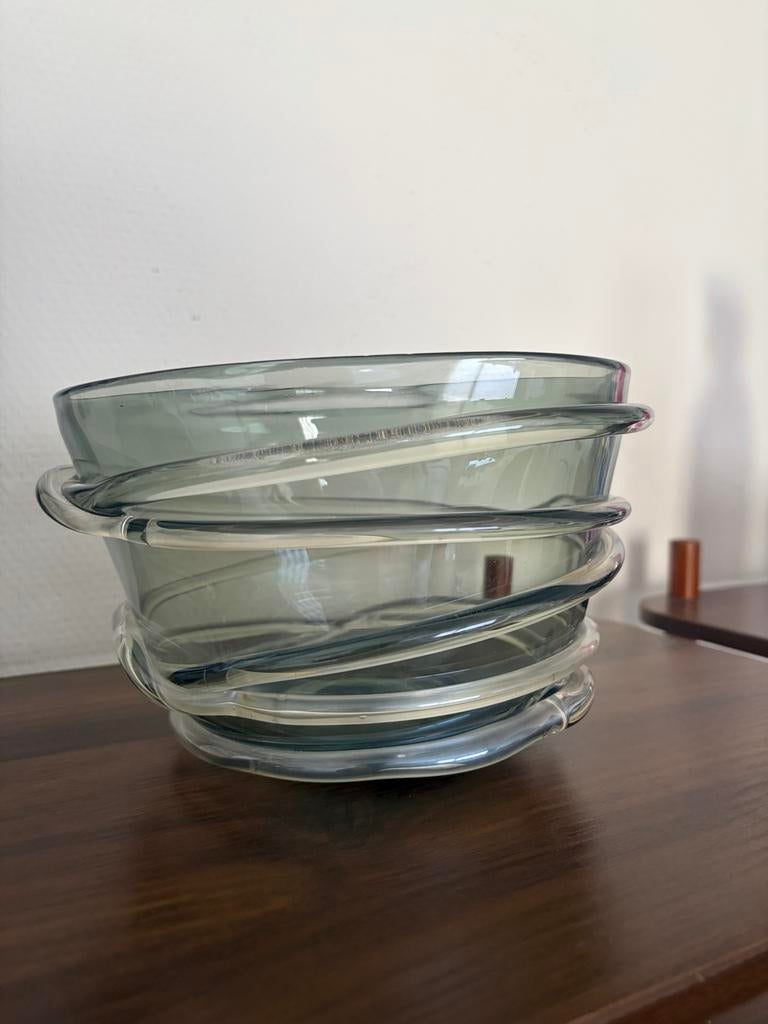Vintage Murano schaal met swirl, Ophalen