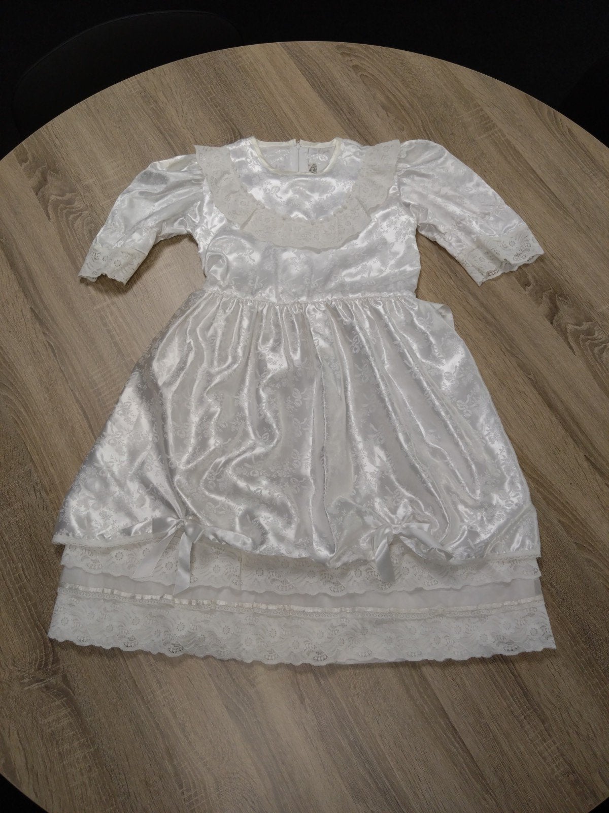Witte feestjurk voor meisjes., Ophalen of Verzenden, Zo goed als nieuw, Onbekend, Meisje