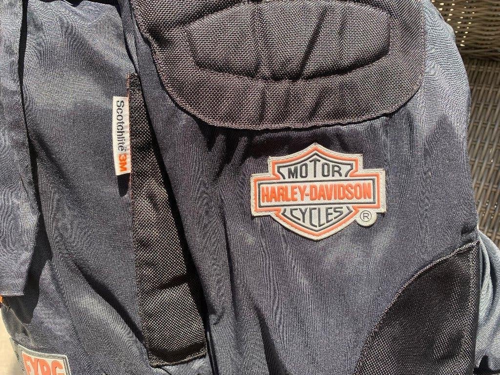 Prachtige Harley Davidson motorjas, Motoren, Kleding | Motorkleding, Ophalen, Jas | textiel, Heren, 3M scotchlite