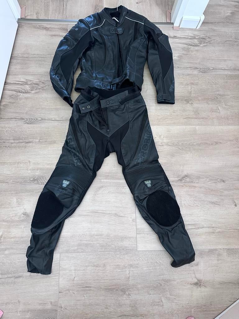 Motorpak Probiker /combi, Zwart leer, maat 38 vrouwen, Ophalen, Tweedehands, Dames, Combipak