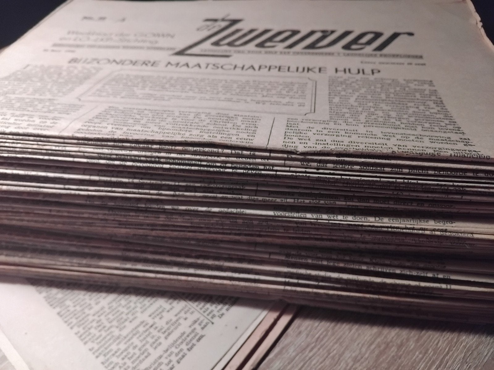 75x de Zwerver.1947/48 Verzet,Kampen,Knil enz, Boeken, Tijdschriften en Kranten, Ophalen of Verzenden, Zo goed als nieuw
