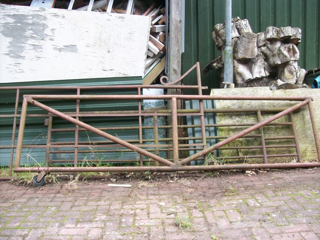 3 landhekken, Ophalen, Gebruikt, IJzer, Tuinhek