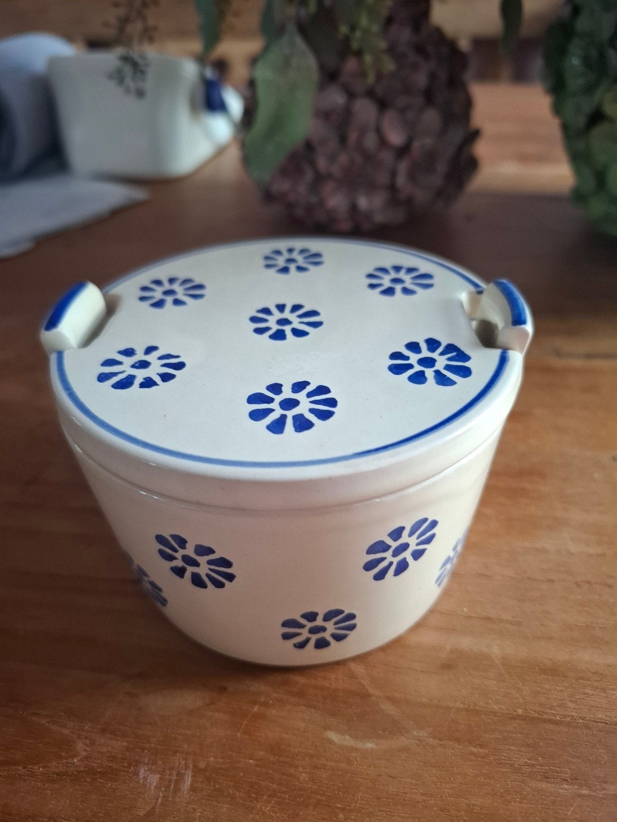 Vintage KOM Aardewerk Amsterdam schaal met deksel, Antiek en Kunst, Ophalen of Verzenden