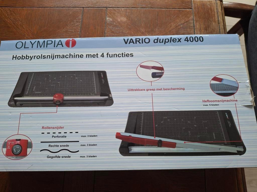 Olympiavario duplex 4000 hobbyrolsnijmachine, Ophalen of Verzenden, Nieuw