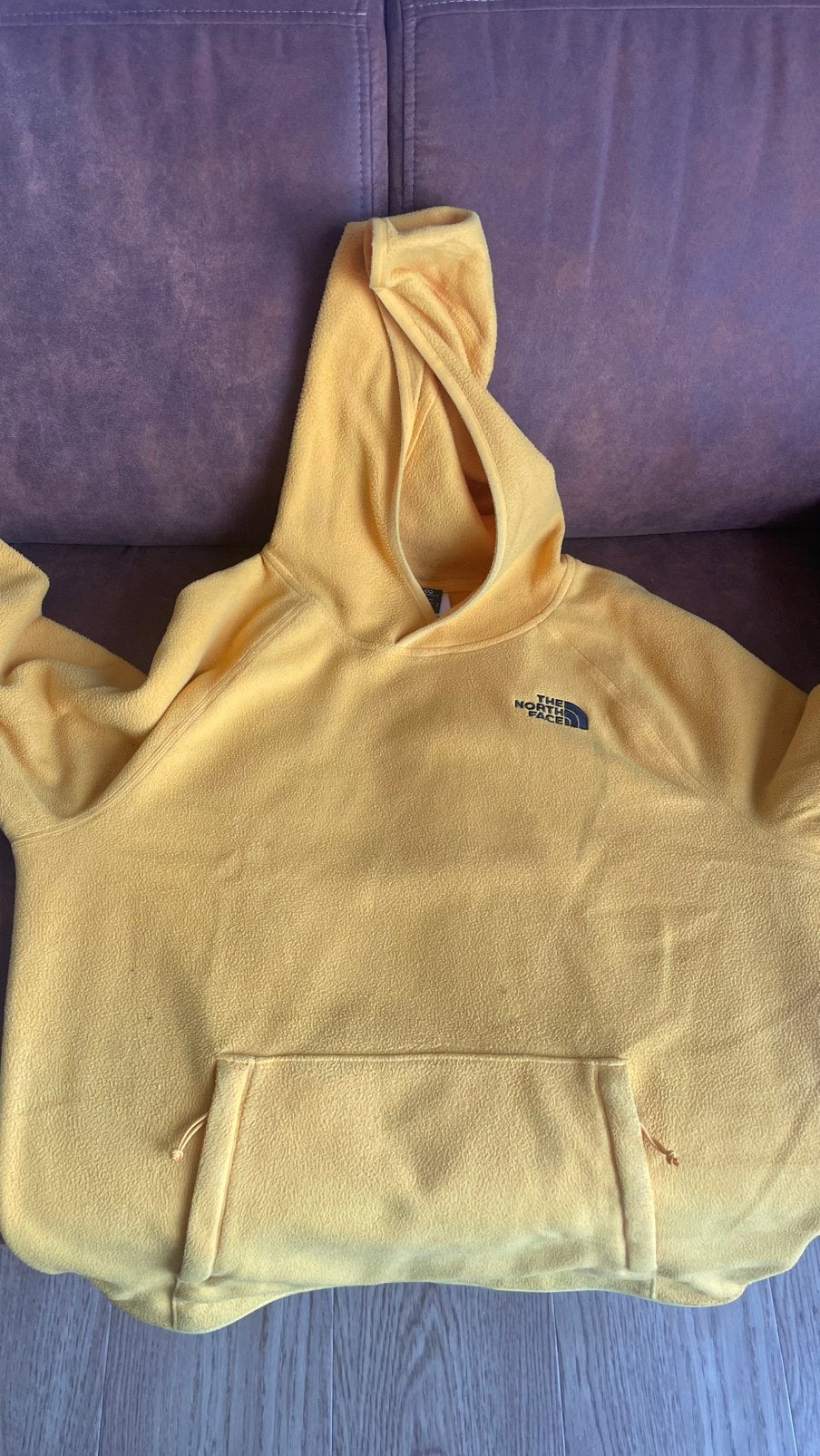 Northface hoodie fleece, Kleding | Heren, Truien en Vesten, Ophalen of Verzenden, Gedragen, Geel