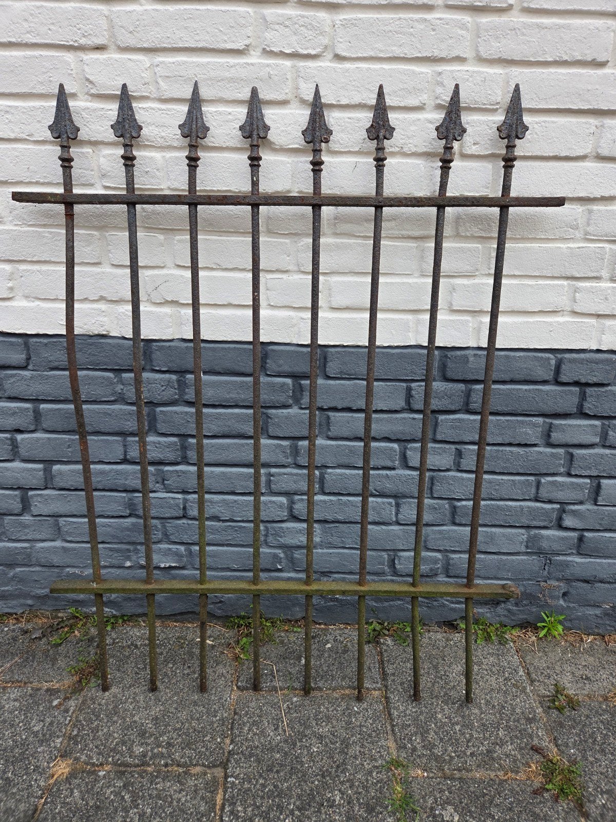antiek rek smeedijzer, Ophalen, Gebruikt, IJzer, Sierhekwerk