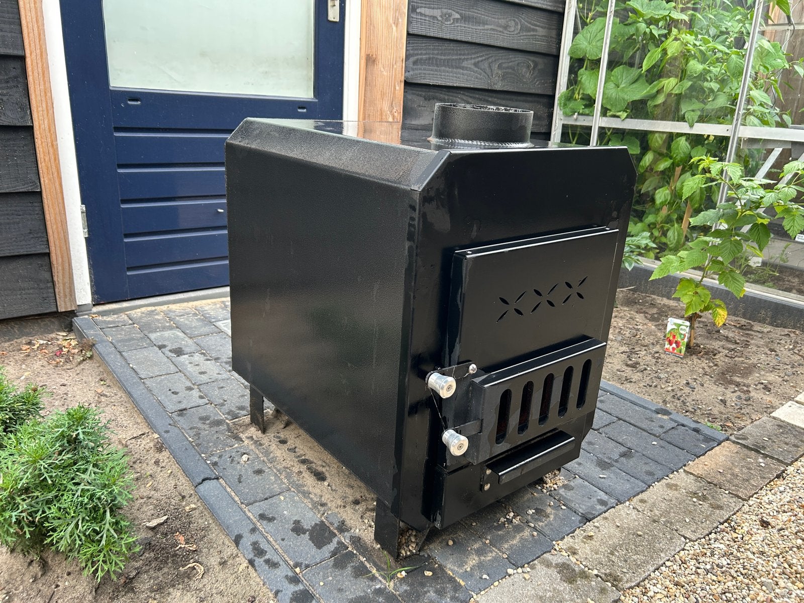 Hot tub kachel 35Kw aluminium, Ophalen, Gebruikt, Vast