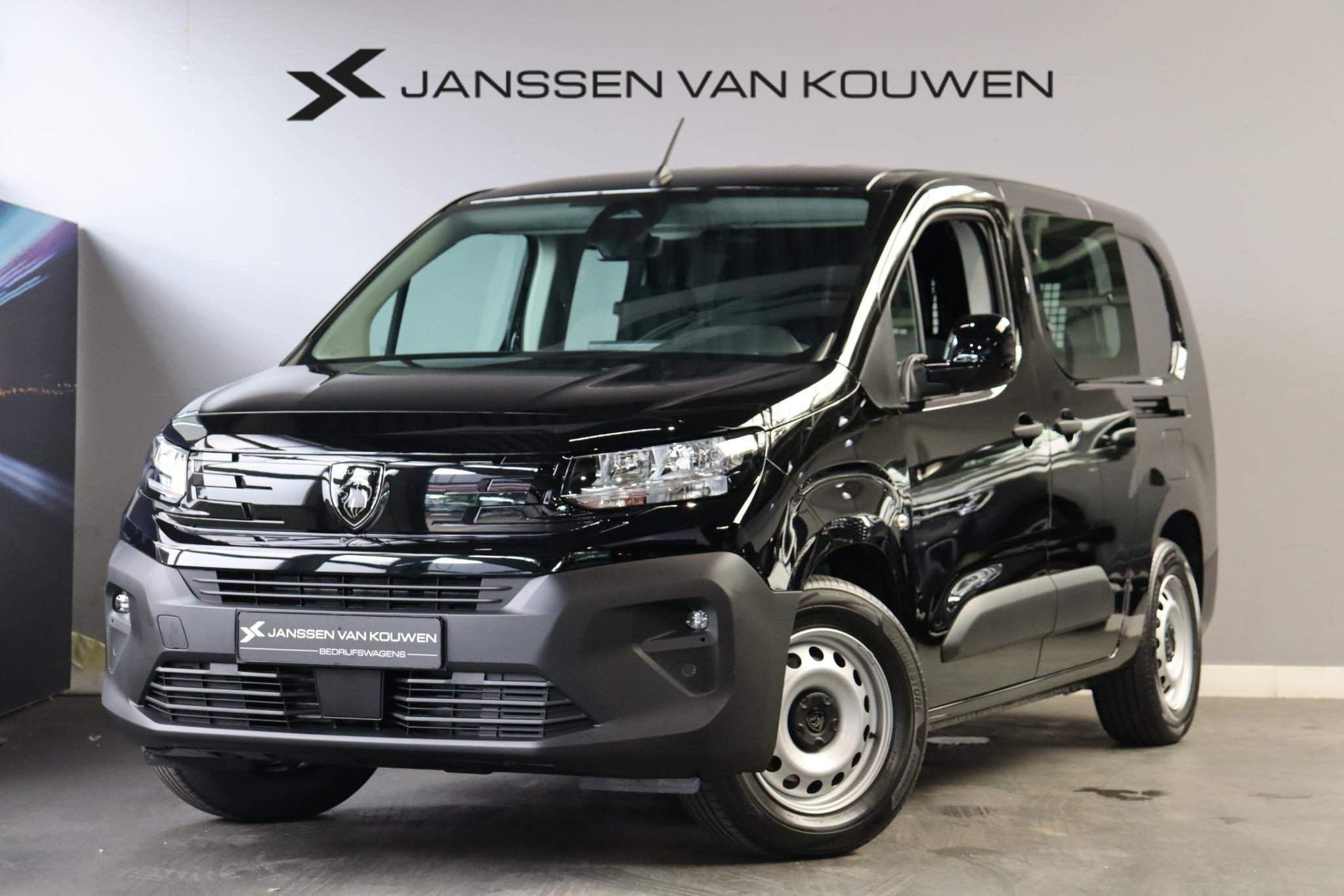 Peugeot e-Partner 136 Flex Crewcab L2 50 kWh 0% rente / 2+6, Auto's, Nieuw, Automatische klimaatregeling, 1888 kg, Te koop