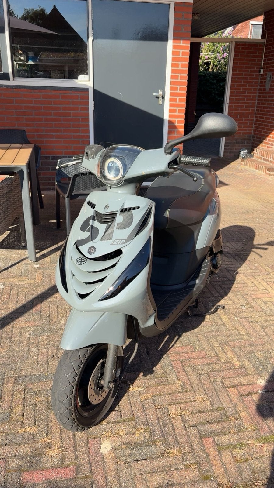 Zip kappenset nardo grey, Ophalen of Verzenden, Gebruikt, Kap, Piaggio