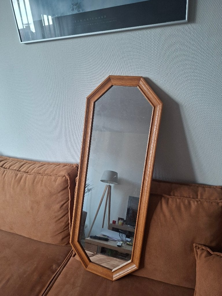 Wand spiegel, Ophalen, Minder dan 50 cm, Zo goed als nieuw, Minder dan 100 cm