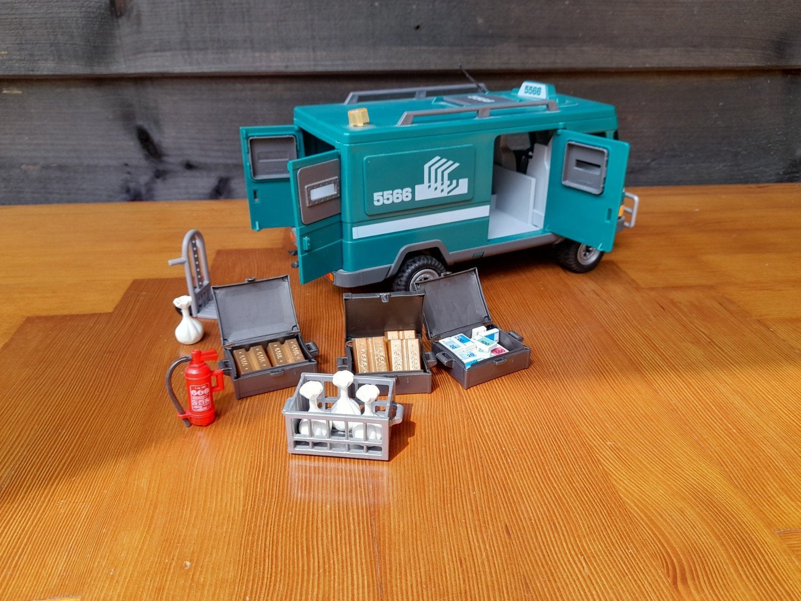 Playmobil set 5566 - waardetransport - bijna compleet, Ophalen of Verzenden, Gebruikt
