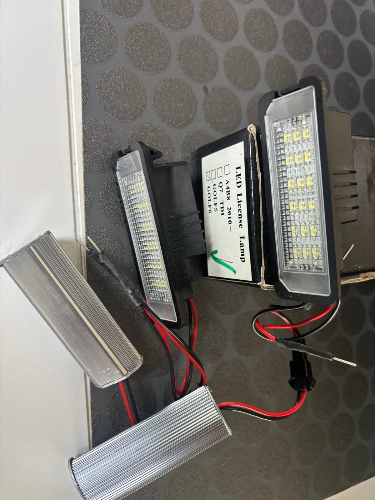 Te koop led kenteken verlichting golf 6, Ophalen of Verzenden, Zo goed als nieuw