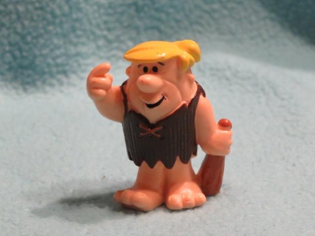 ZGAN Flintstone figuurtje Barney 5 cm hoog, Ophalen of Verzenden, Zo goed als nieuw, Tv, Beeldje, Replica of Model