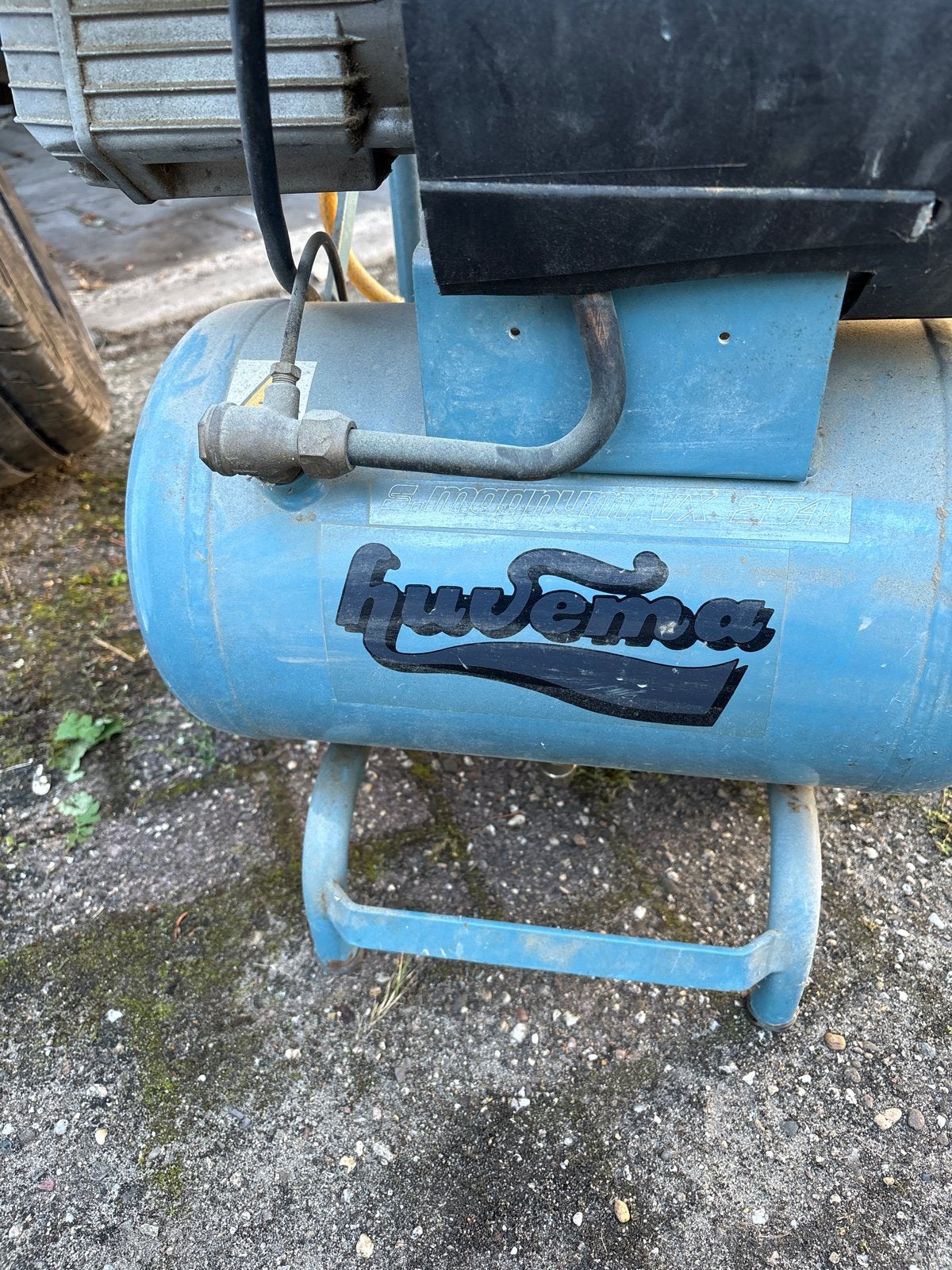 Huvema Compressor - Gebruikt, Goede Staat, Gebruikt, 6 tot 10 bar, Ophalen of Verzenden, 25 tot 100 liter