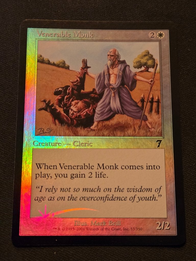 Venerable Monk (foil), Ophalen of Verzenden, Zo goed als nieuw, Foil