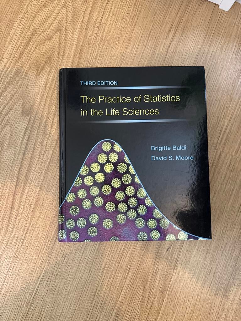 The Practice of Statistics in the Life Sciences - 3e editie, Boeken, Ophalen of Verzenden, Beta, Gelezen, WO