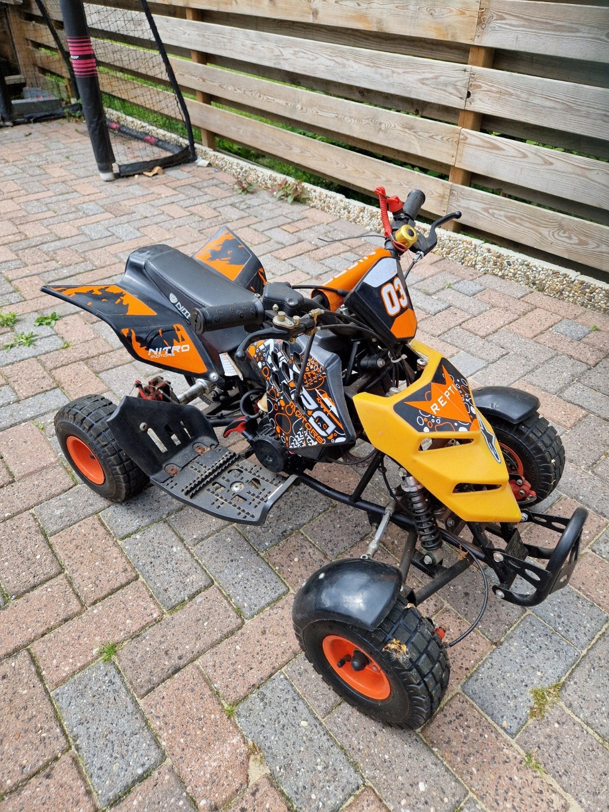 Nitro kinderquad 50 cc, Ophalen, Gebruikt, Overige typen