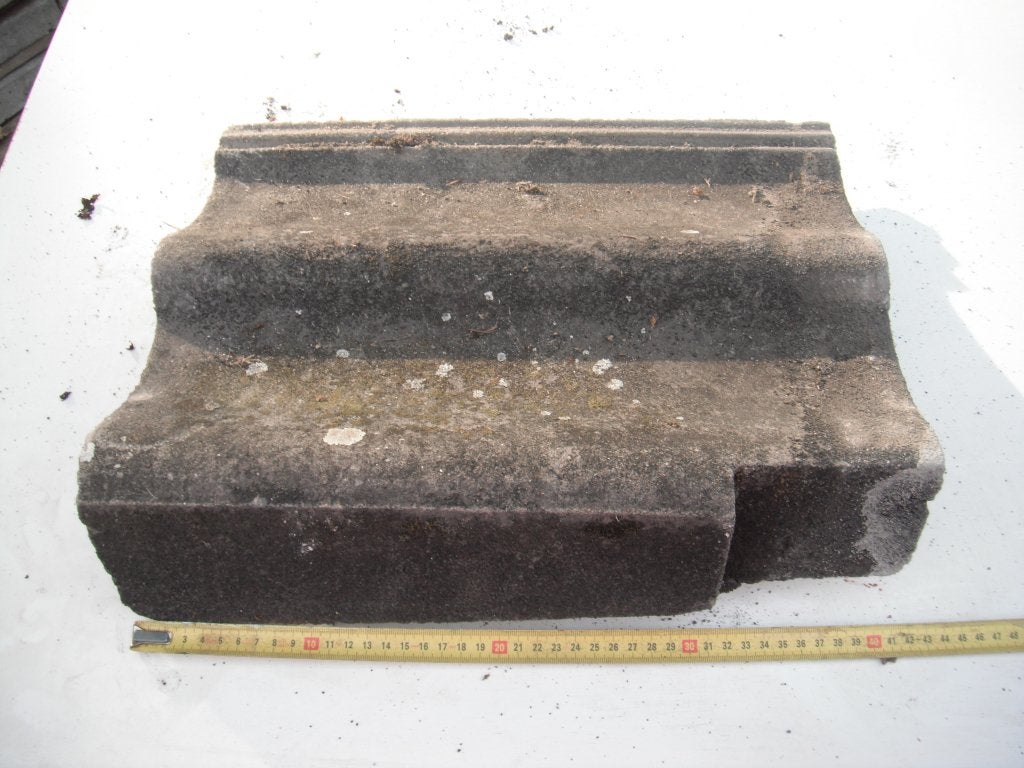 Gebruikte linkse eindpan beton RBB, Ophalen, Gebruikt, Beton, Overige typen