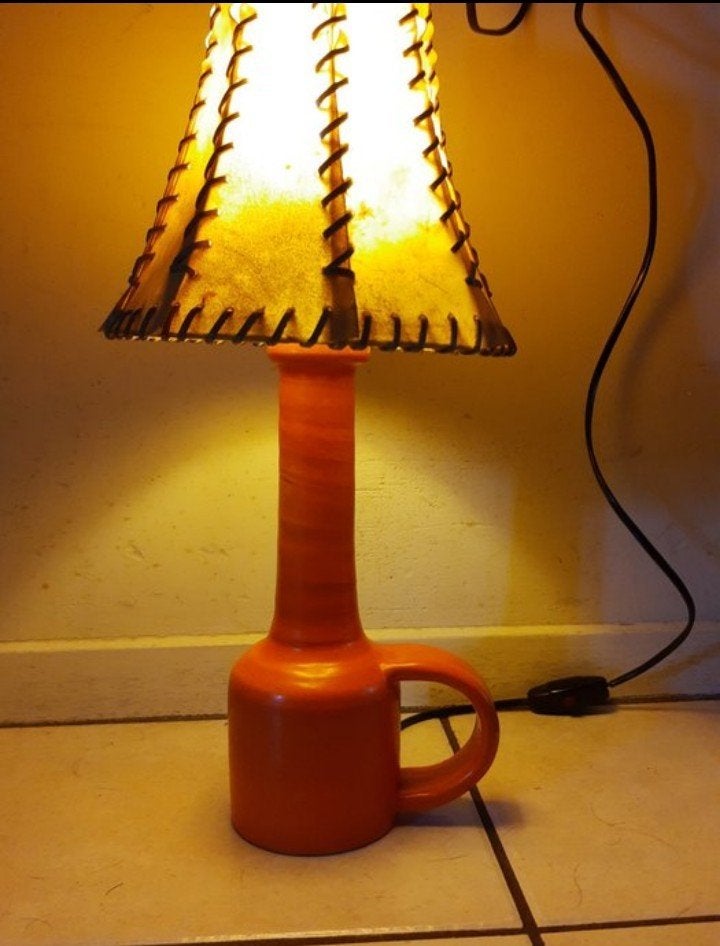 Originele vintage Mobach lamp 1960-1970, Ophalen of Verzenden, Zo goed als nieuw, Overige materialen, Minder dan 50 cm